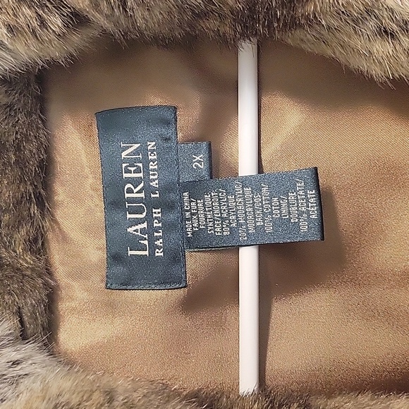 Lauren Ralph Lauren Faux Fur Vest - Picture 2 of 8